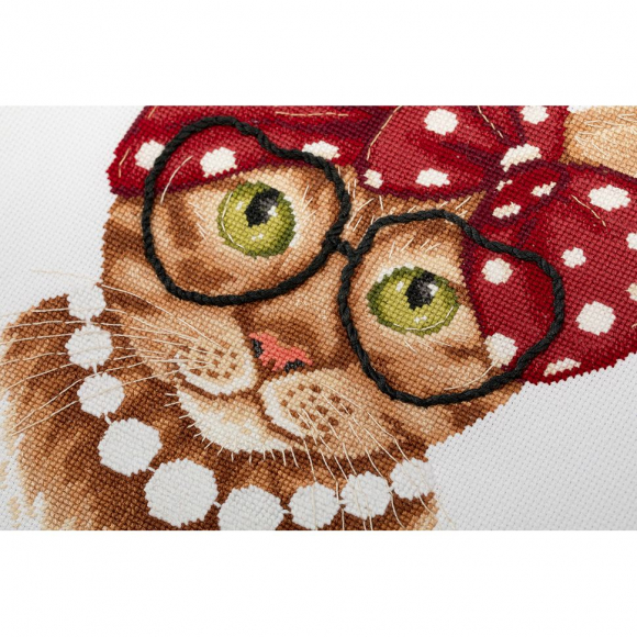 Набор для вышивания PANNA арт. J-7351 Гламурная Люся 27х21 см Набор для вышивания PANNA арт. J-7351 Гламурная Люся 27х21 см