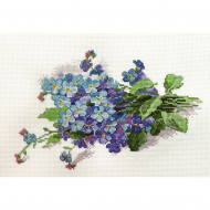 Набор для вышивания МАРЬЯ ИСКУСНИЦА арт.06.002.51 Букет незабудок, по рисунку К. Кляйн 24х15 см