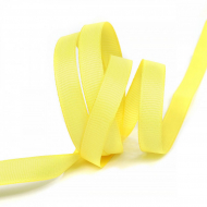 Лента Ideal репсовая в рубчик шир.10мм цв. 640 желтый уп.27,42м