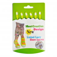 Шнурки силиконовые цв.салатовый уп.6 шт