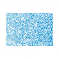 Бисер Япония "TOHO" 11/0  TREASURE №1  1.6 мм 5 х 5 г №0124B голубой/перламутровый