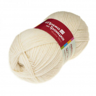 Пряжа для вязания ТРО Подмосковная (50% шерсть, 50% акрил) 10х100г/250м цв.0166 суровый