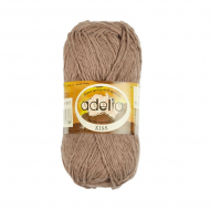 Пряжа ADELIA KISS (100% полиэстер) 10х50г/145м цв.11 коричневый