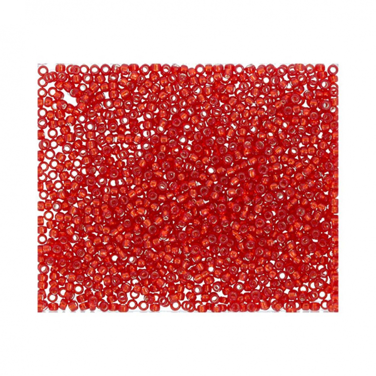 Бисер Япония "TOHO" 15/0  круглый 3  1.5 мм 5 х 5 г №0025C красный