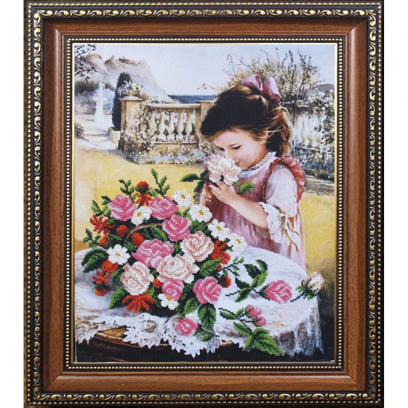 Набор для вышивания бисером МАГИЯ КАНВЫ арт.Б179 Маленьнкая леди 34х41,5 см Набор для вышивания бисером МАГИЯ КАНВЫ арт.Б179 Маленьнкая леди 34х41,5 см