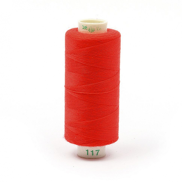 Нитки Dor Tak бытовые 40/2 полиэстер 366м цв.117 красный