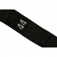 Размерники жаккардовые тафта 44 черный 10х32 мм ТВ в рул. 500 шт