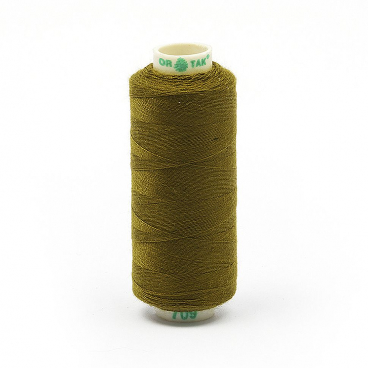 Нитки Dor Tak бытовые 40/2 полиэстер 366м цв.709 оливковый