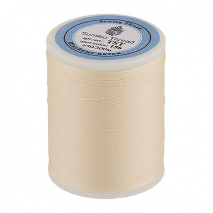 Нитки для трикотажных тканей SumikoThread TST 50 100% нейлон 300 м (328 я) цв.156 кремовый