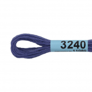 Нитки для вышивания Gamma мулине (3173-6115) 100% хлопок 24 x 8 м цв.3240 св.синий