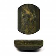 Пуговицы пластик TBY DK3-156-26 цв.094 хаки 44L-28мм, на ножке, 144 шт