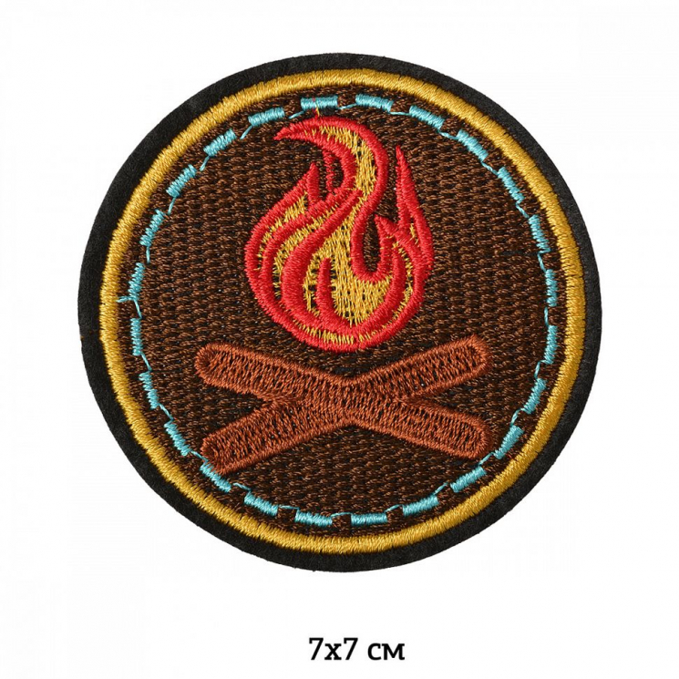 Термоаппликации вышитые арт.TBY.2270 7х7см, уп.10шт