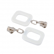 Замок MaxZipper автомат ТР#5 F18 цв.никель/белый уп.10шт Замок MaxZipper автомат ТР#5 F18 цв.никель/белый уп.10шт