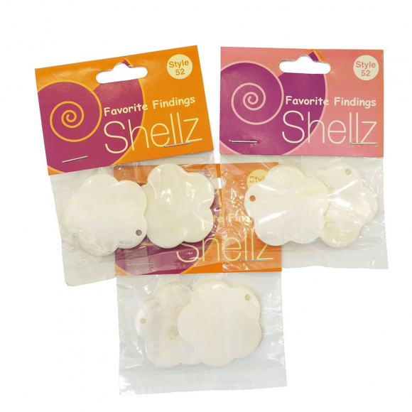 Подвеска "Shellz" Natural Flower River Shell Dangles