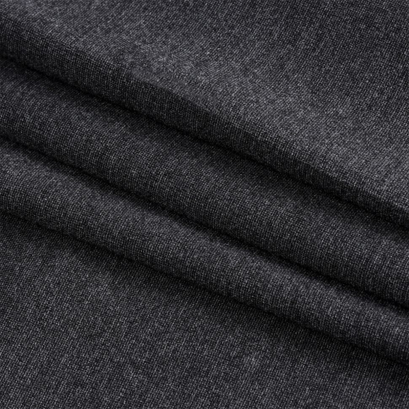 Ткань Джерси 350 г/м? 60% вискоза, 35% полиэстер, 5% спандекс шир.155 см арт.TBY.Jrs.350.21 цв.21 серый меланж уп.5м