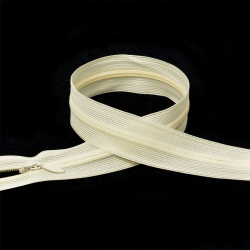 Молния MaxZipper пласт. потайная №3 60см н/р цв.F104 молочный уп.50шт