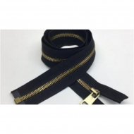 Молния металл №5СТ антик разъём 80см цв.D580 черный