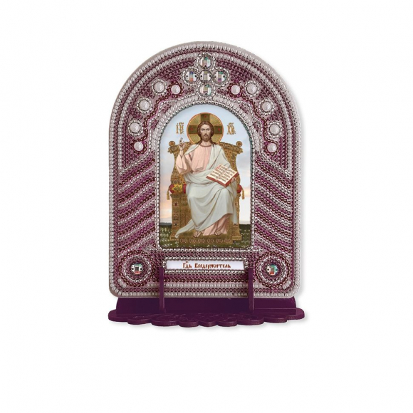 Набор для вышивания бисером НОВА СЛОБОДА арт.ВК1001 Господь Вседержитель 10х13 см