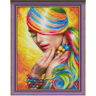 Набор для изготовления картин АЛМАЗНАЯ ЖИВОПИСЬ арт.АЖ.1837 Яркий фэшн 30х40 см