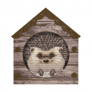 Набор для вышивания мулине НОВА СЛОБОДА арт.КО4047 Ключница. Ёжик 21х23,2 см