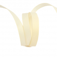 Лента Ideal репсовая в рубчик шир.12мм цв. 815 кремовый уп.27,42м