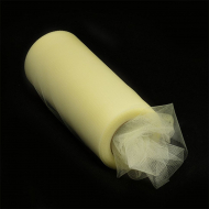 Фатин средней жесткости в шпульках,100% нейлон, арт.TBY.C шир.150мм цв.10 лимон уп.22.86м