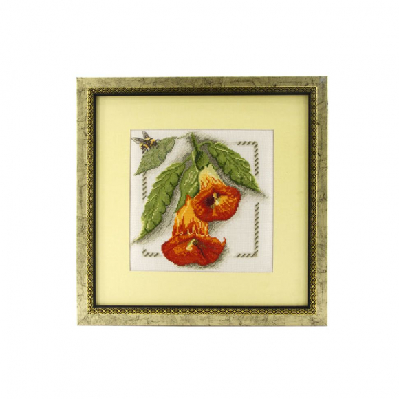 22391_Вышитая картина "Бругманзия" 22391_Вышитая картина "Бругманзия"