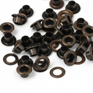 Люверсы сталь New Star №3 (? 4,87мм, h 5,66мм) цв.антик уп.500шт