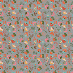 Ткань для пэчворка PEPPY Лесные Жители 146 г/м? 100% хлопок цв.ЛЖ-15 серый уп.50х55 см