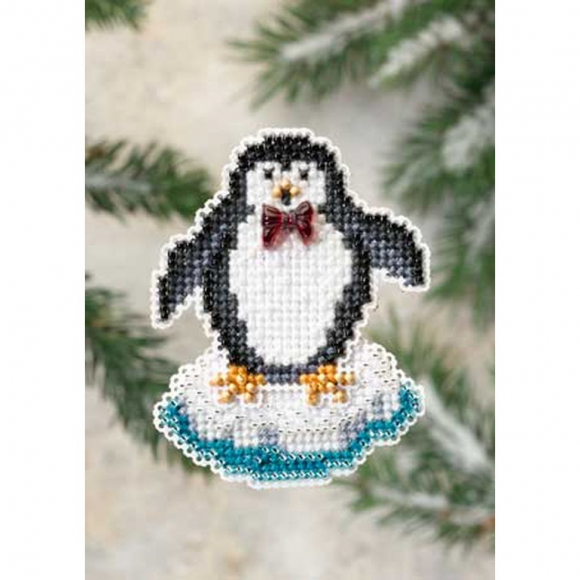 56687_Набор для вышивания бисером "Гордый Пингвин"