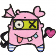 Термоаппликация HKM "Монстр с сердцем"