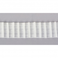 Лента шторная 60мм сборка карандаш арт.П-701К цв.белый уп.50м