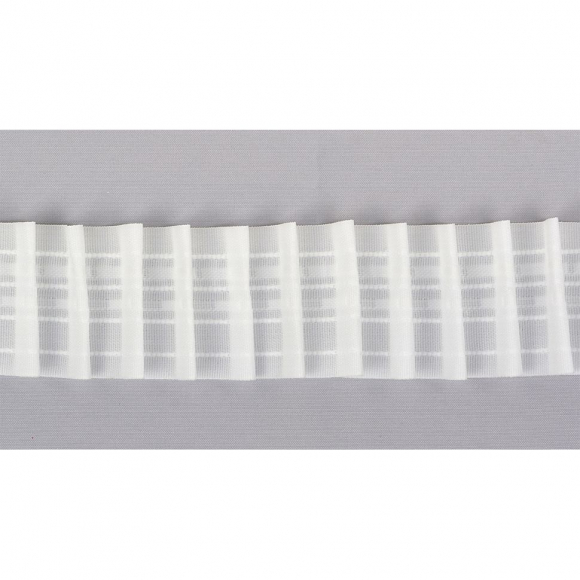 Лента шторная 60мм сборка карандаш арт.П-701К цв.белый уп.50м