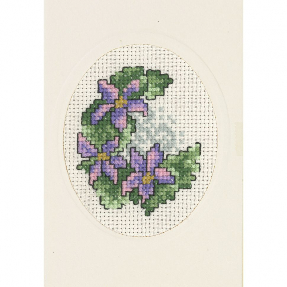 55871_Набор для вышивания открытки "Клематис"