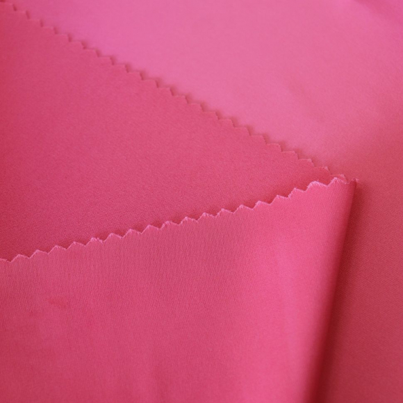 Ткань шелк Армани 90 г/м? 97% полиэстер, 3% спандекс шир.145 см арт.Р.18544.28 цв.28 розовый уп.25м