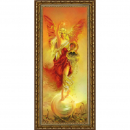 Рисунок на ткани (Бисер) КОНЁК арт. 9859 Фортуна с рогом изобилия 25х65 см