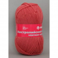 Пряжа для вязания ПЕХ Австралийский меринос (95% мериносовая шерсть, 5% акрил высокообъемный) 5х100г/400м цв.185 землянка