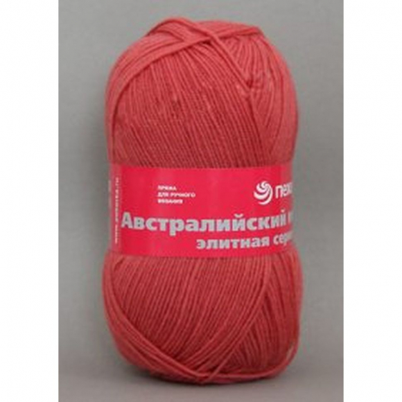 Пряжа для вязания ПЕХ Австралийский меринос (95% мериносовая шерсть, 5% акрил высокообъемный) 5х100г/400м цв.185 землянка