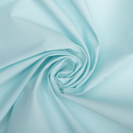 Ткань рубашечная 120 г кв.м 65% полиэстер, 35% хлопок шир.150 см арт.Р.30606.04 цв.04 голубой уп.25м