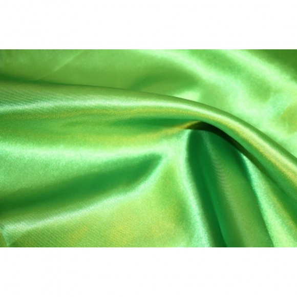 Ткань атласная 90г/м?, 100%-ПЭ, шир. 150см, арт.140244 цв.610а трава уп.10м