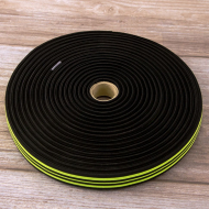 74562_Резинка неоновая, 21 мм, цвет зеленый с черным 74562_Резинка неоновая, 21 мм, цвет зеленый с черным