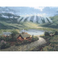 Набор для вышивания CANDAMAR DESIGNS арт.50895 Домик в Ирландии 40,5х30,5 см