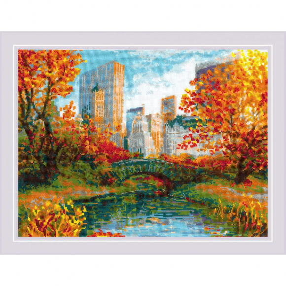 Набор для вышивания РИОЛИС арт.2094 Центральный парк 40х30 см