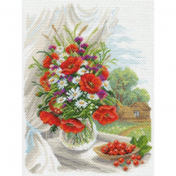 Рисунок на канве МАТРЕНИН ПОСАД арт.37х49 - 1687 Полевые цветы