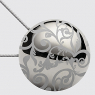 Магнитные клипсы для штор ? 45 с тросом (30 см) цвет №1У