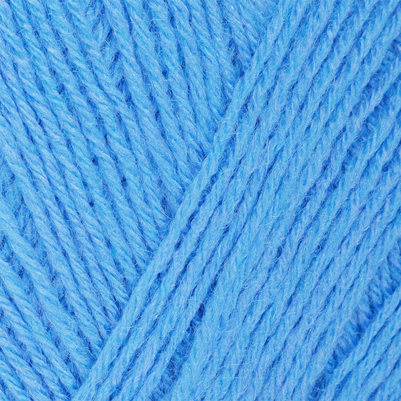 Пряжа для вязания ПЕХ Детский каприз трикотажный (50% мериносовая шерсть, 50% фибра) 5х50г/400м цв.005 голубой