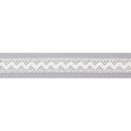 123046_Мерсеризованное хлопковое кружево, 16 мм, цвет белый