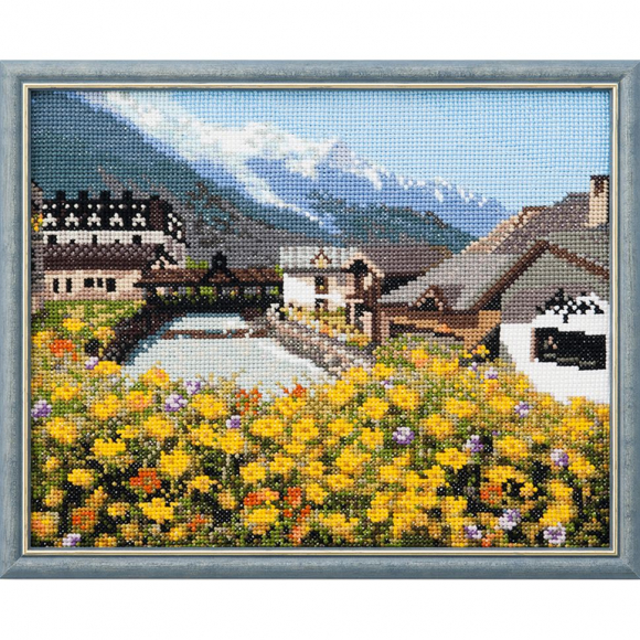 Набор для вышивания Lecien Corporation арт.712 Махровые розы 38х30 см