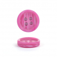 Пуговицы пластик CN 2732 цв.11 ярко-розовый 16L-10мм, 4 прокола, 72 шт