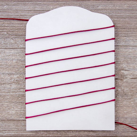 Шнур атласный мини-рулон, 1,5 мм, 4,5 м, цвет 30, бордо